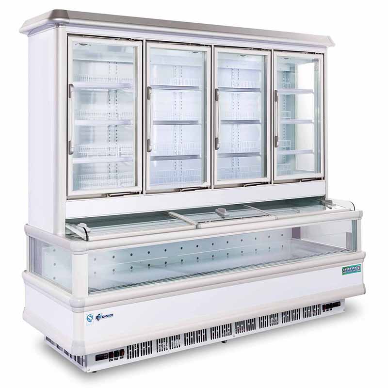 New Commercial Use Combination Freezer For Displaying Food