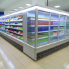 Freely Combinable Supermarket Refrigerator with Tempered Insulated Sliding Glass Door
