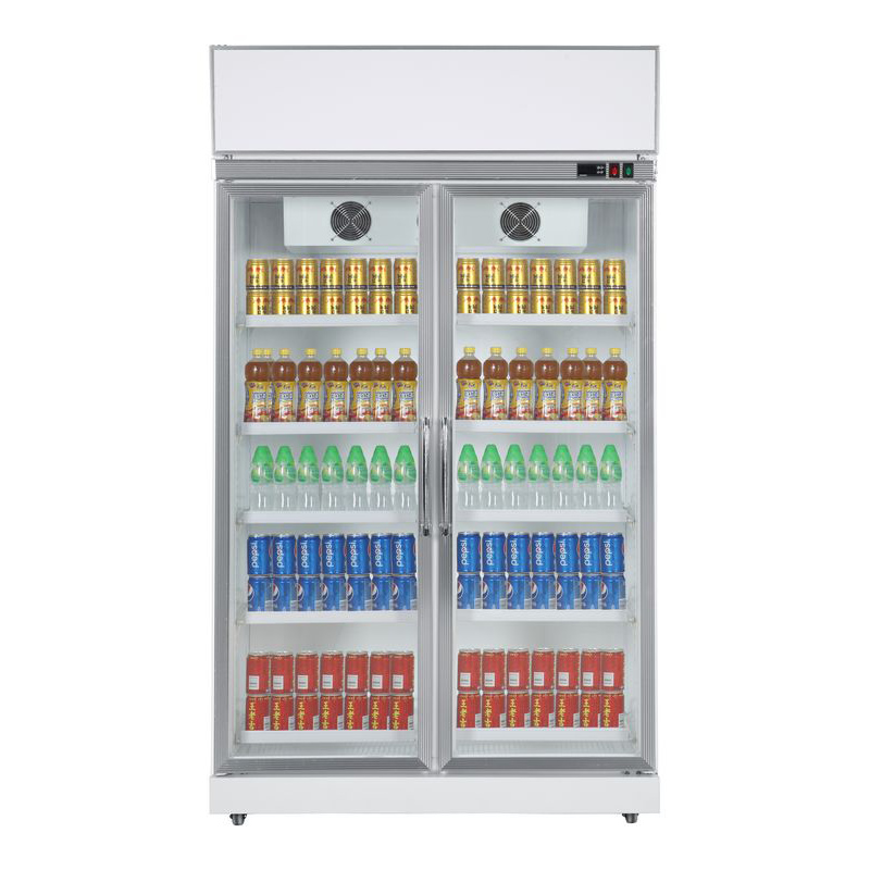 Professionally Supplied Supermarket Upright Cooler for Fruit with High-efficiency Finned Copper Evaporator